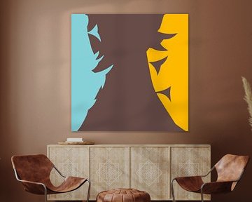 Abstracte Landschap van IIM Series