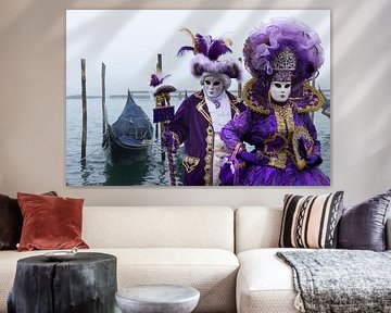 Venice Carnival with gondola