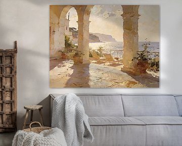 Arches Above the Azure von Johannas Art Creations