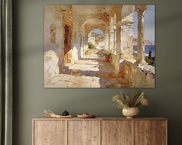 Soft Edges, Warm Horizon von Johannas Art Creations