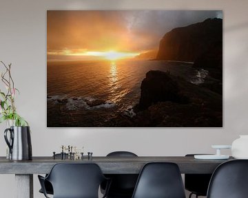 Dramatische zonsopgang