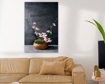 Ikebana flower arranging  by Patricia Hofmeester