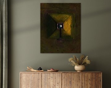 The Pyramid of Austerlitz from Above by Ewold Kooistra