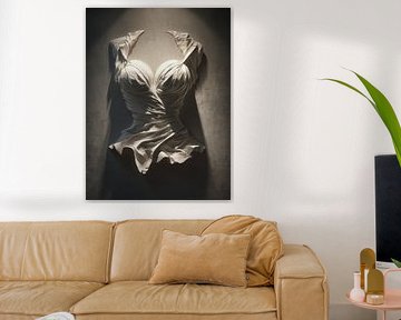 3D-Wanddekoration fiktives Gesicht oder Torso von Egon Zitter