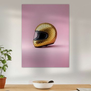 Casque d'or — Art minimaliste moderne