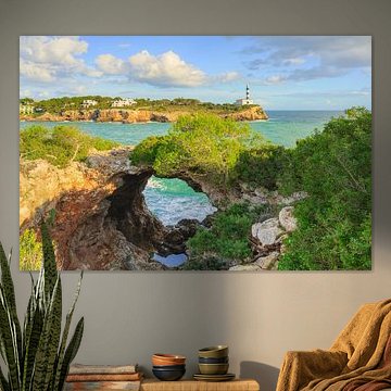 Steinbogen in Portocolom auf Mallorca