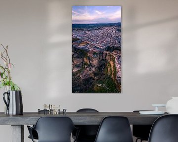 Ronda über der Schlucht Spanien von Ewold Kooistra