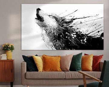 Wolf and the Echo of Belonging by Fabio Luxia