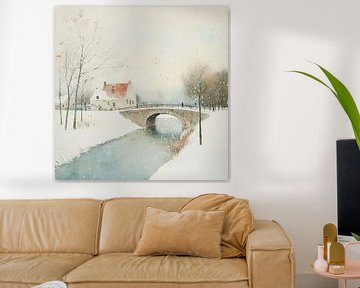 Entlang der Sneeuwige Gracht von Kunst Laune