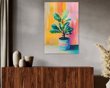 Plant Cheerful by Eye catching paintings