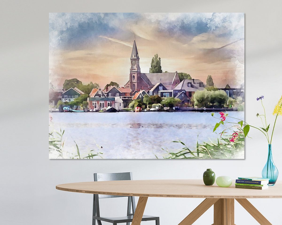 Example of the artwork in a room