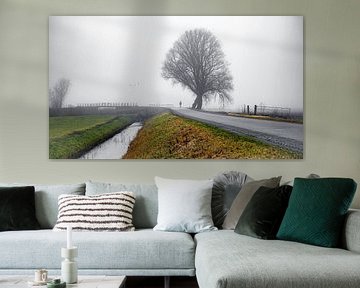 Promeneur dans le paysage