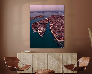 Abendlicht über dem Herzen Venedigs von Ewold Kooistra