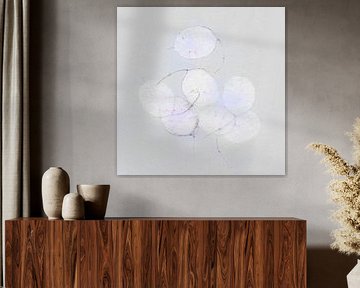 Zilverblad in stoffige roze en kleikleur