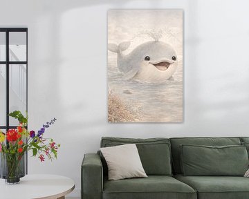 Lachende Wal – Skandinavische Ruhe von Studio Mini Kids