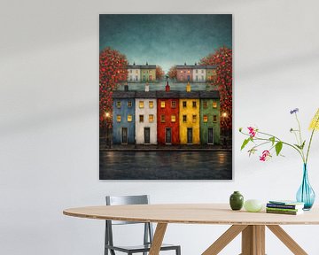 Abend in der Stadt von vincenzomarzocchiartist