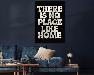 There Is No Place Like Home Retro Typography by Niklas Maximilian