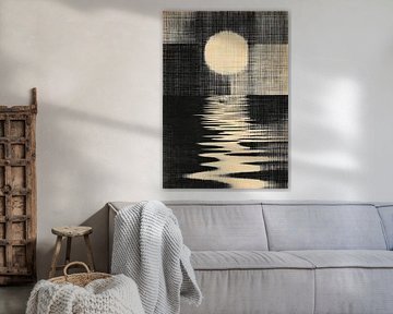 Reflets lunaires dans un effet texturé sur Niklas Maximilian