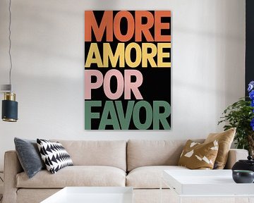 More Amore Por Favor Pop Art sur Niklas Maximilian
