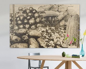 Präsident William Howard Taft spricht vor einer Menschenmenge in Missouri von Vintage Afbeeldingen