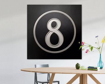 Zilveren acht van Vythryd Arts