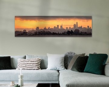 San Francisco Skyline van Photo Wall Decoration