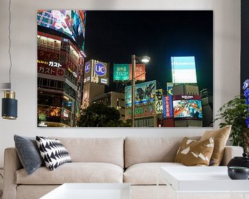 Neon advertising, Shibuya, Tokyo