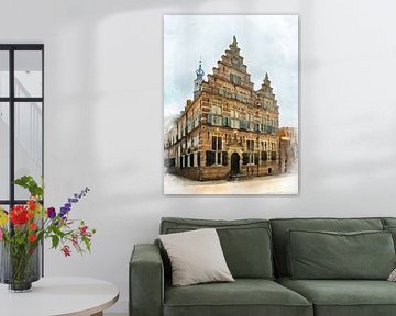 Rathaus Naarden, Nordholland, Niederlande. von Danny de Klerk