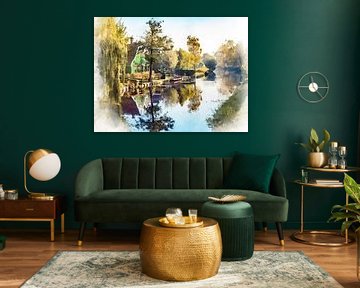 Zaanse Schans, Hollande-Septentrionale, Pays-Bas. sur Danny de Klerk