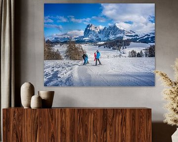 Skipiste auf der Seiser Alm von t.ART