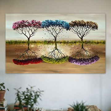 Seasons - Jahreszeiten von Gena Theheartofart