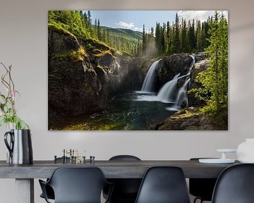 Waterfall Norway by Rainer Mirau