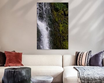 Splash 5, detail of waterfall in the Gjain valley by Miranda Lodder