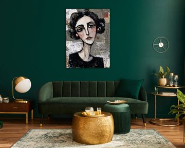 Heuvelland vrouwenportret | Elegantie in eenvoud