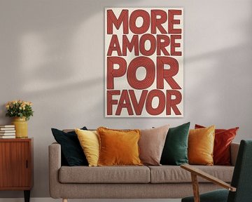 More Amore Por Favor Typografie Design von Niklas Maximilian