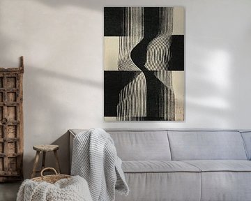 Abstraction géométrique : lignes déformées