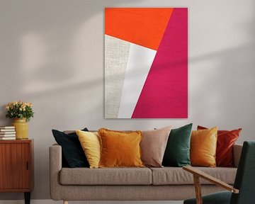 MODERNE KLEURRIJKE GEOMETRISCHE ABSTRACTE KUNST