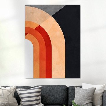 ART ABSTRAIT GÉOMÉTRIQUE MODERNE ET COLORÉ