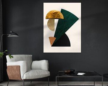 MODERNE KLEURRIJKE GEOMETRISCHE ABSTRACTE KUNST