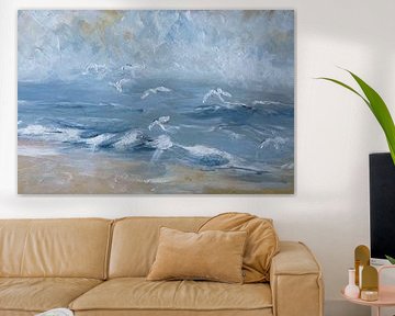 Whispers of the Sea, a dreamy coastal scene by Krista Kitsz Art