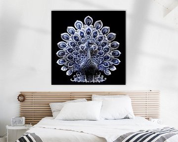 Delft Blue Peacock von Christian Ovís