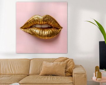 Vergoldete Lippen