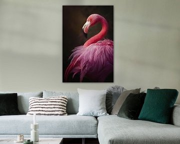 Im Auge des Flamingos Nr. 2 von Studio BB