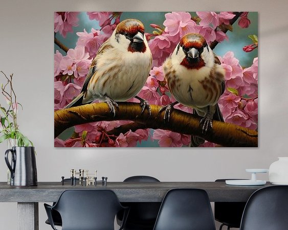 Example of the artwork in a room