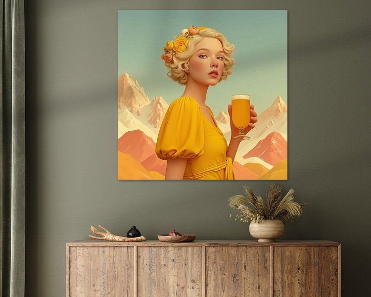 Example of the artwork in a room