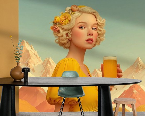 Example of the artwork in a room