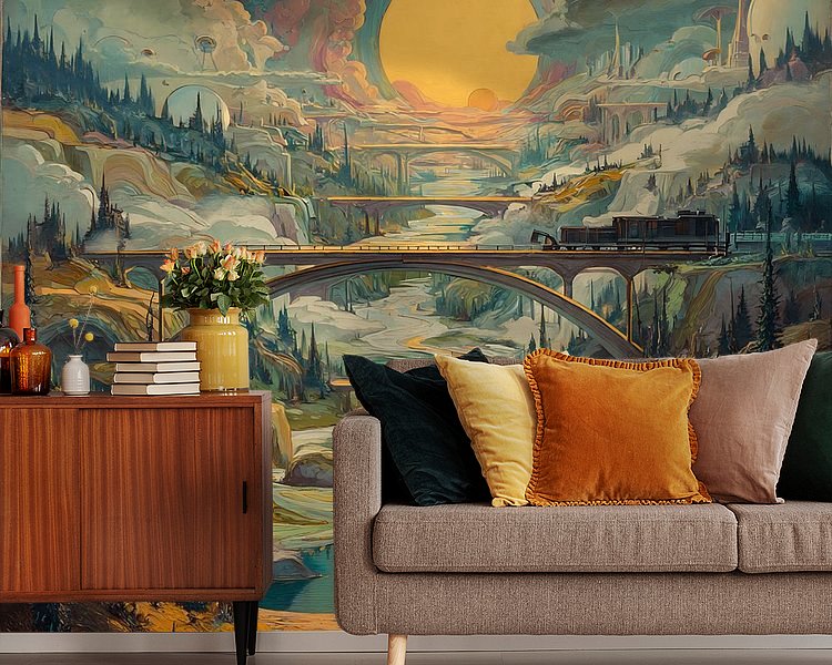 Example of the artwork in a room