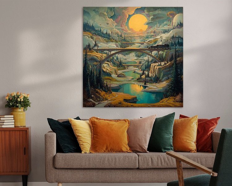 Example of the artwork in a room