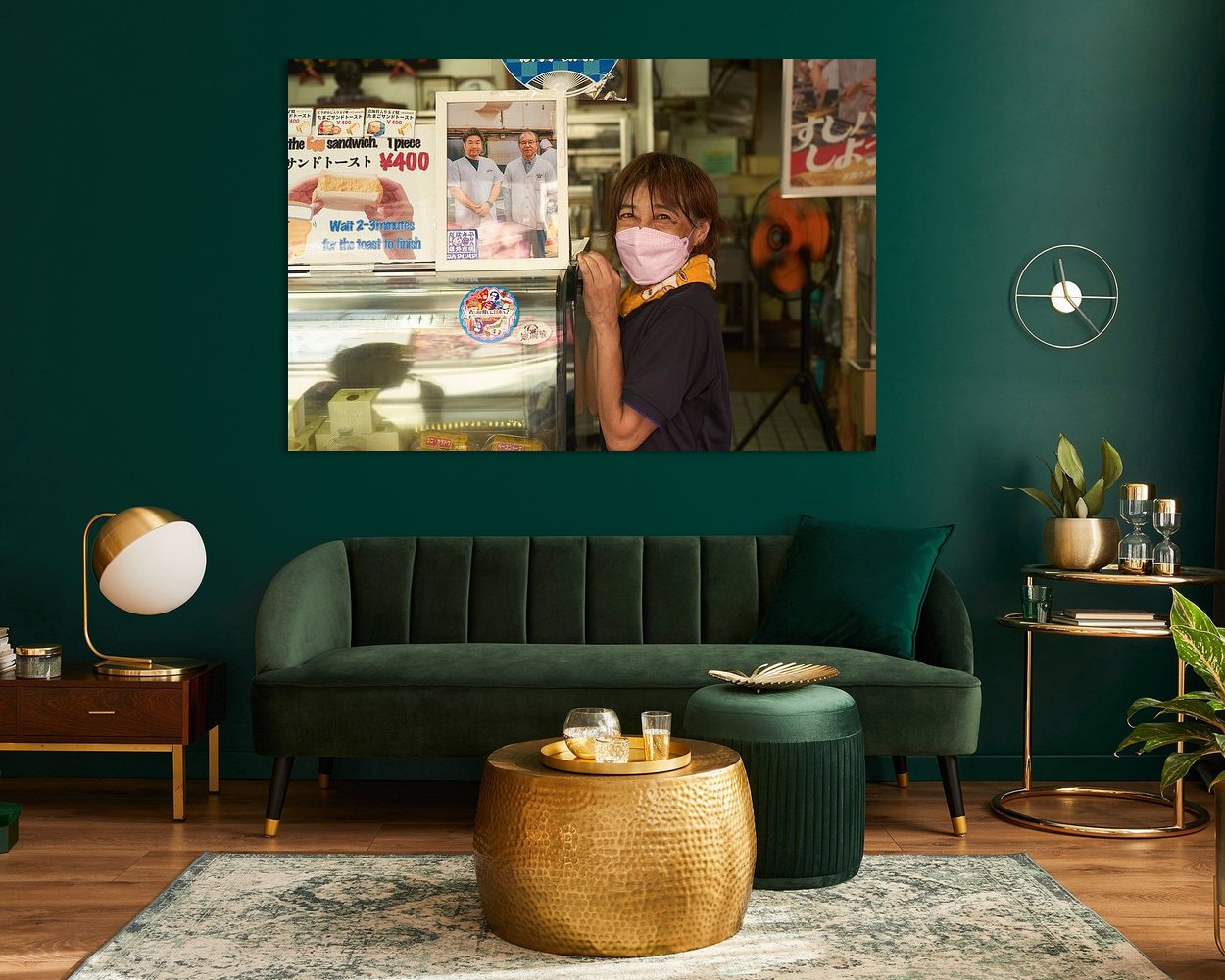 Example of the artwork in a room