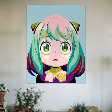 Anime japonais dans le best-seller pop art incroyable